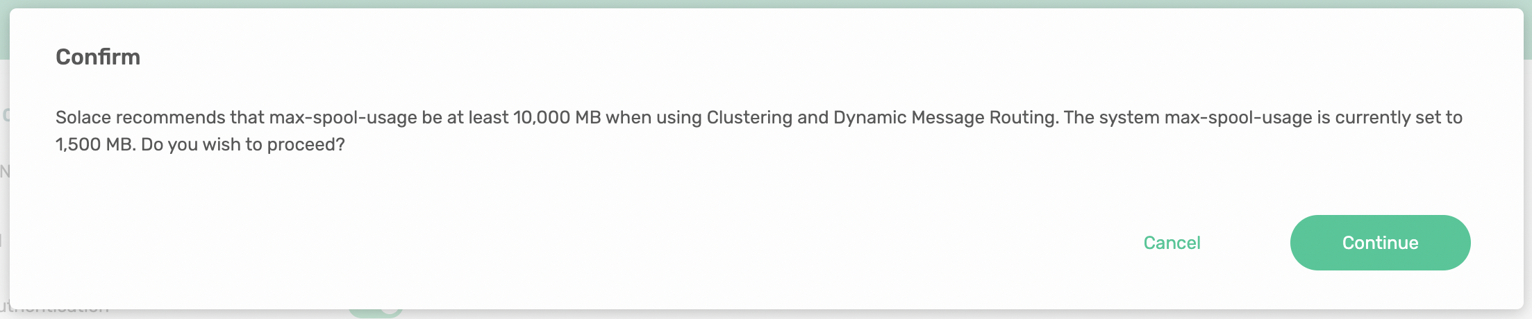 Spool Size Too Small